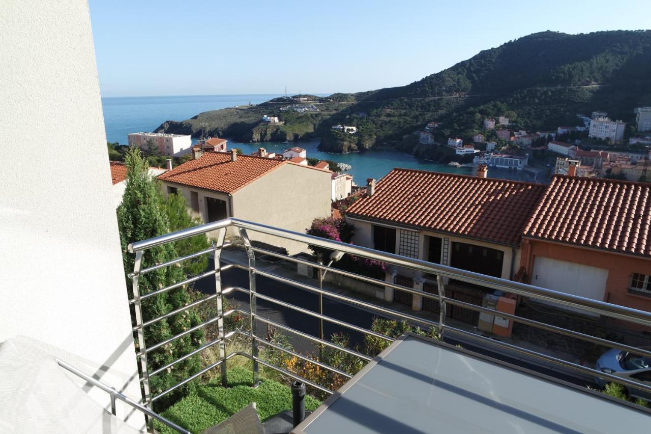 Résidence Costa Vermella, vue mer et montagne au calme Cerbère Esterno foto